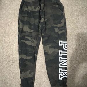 PINK Victoria's Secret Camouflage Joggers